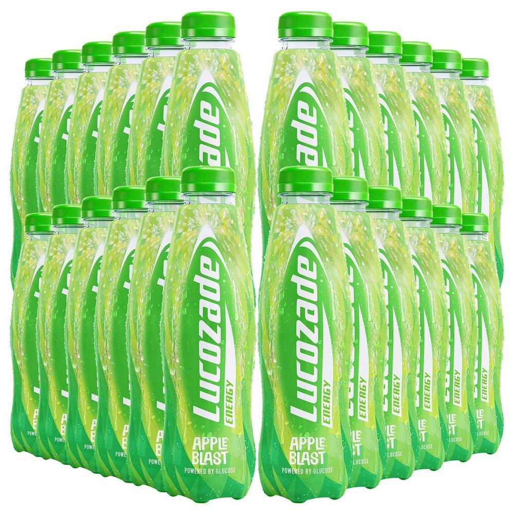 Lucozade Energy Apple Drink 380 Ml (pack Of 24)