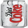 Coca Cola Diet Coke Soft Drink Can 330ml Ref A00749 - Pack 24- Coke24 view 1