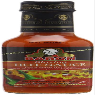Baron Blazing Hot Sauce 155 g (Pack of 6)