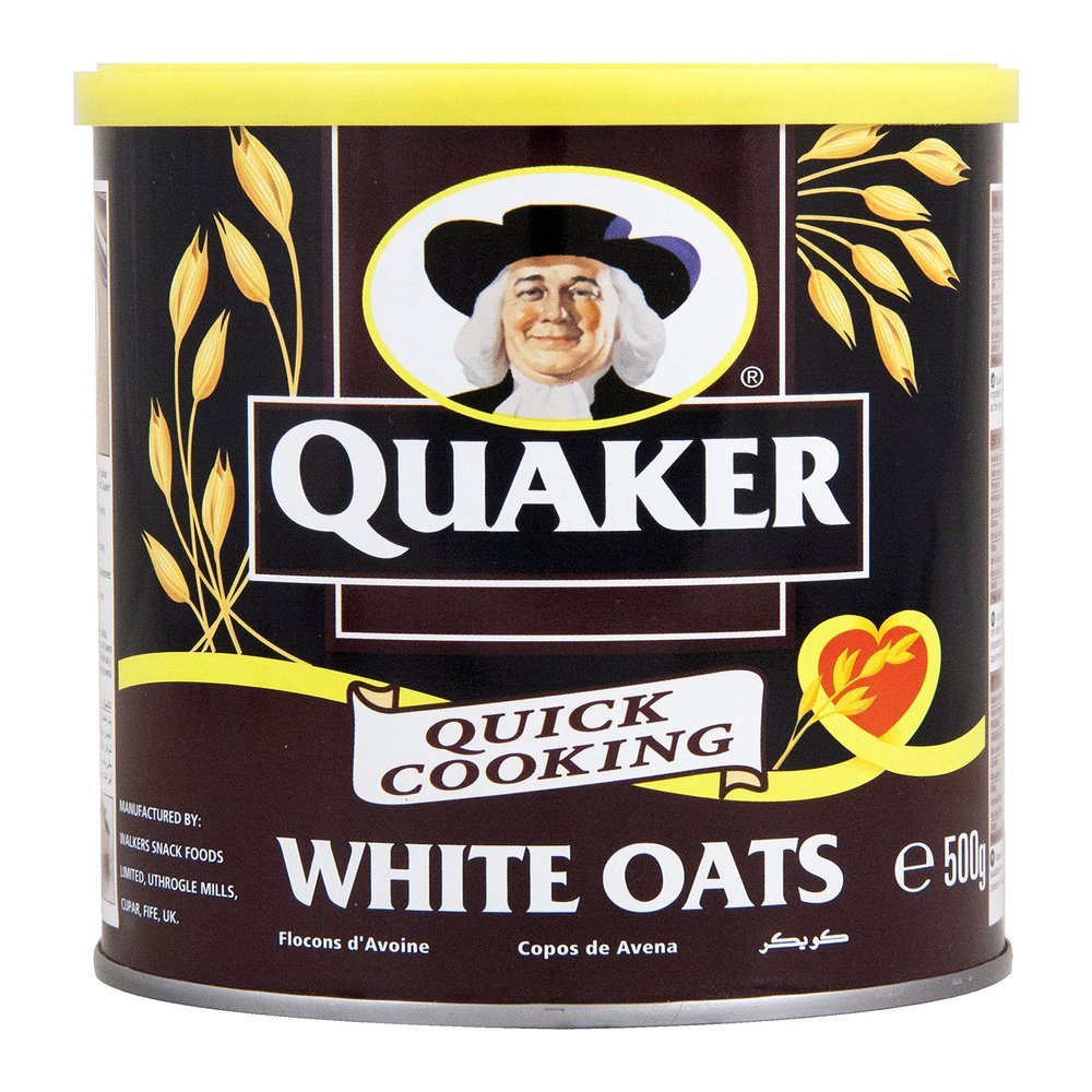 Quaker White Oats 500 gram Tin