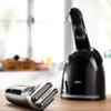 Braun Series 3 ProSkin 3090cc Electric Shaver, Black/Silver, Rechargeable and Cordless Electric Razor for Men with Pop Up Precision Trimmer + Clean and Charge Station view 4