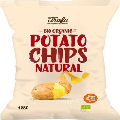 TRA'FO Organic Salted Chips 125 g