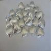 Silver Foil Covered Chocolate Hearts x 100 view 1