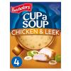Batchelors Cup a Soup Chicken & Leek Instant Soup, 4 Sachets Per 86 g (Pack of 1) view 1