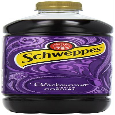 Schweppes Blackcurrant Cordial, 1L
