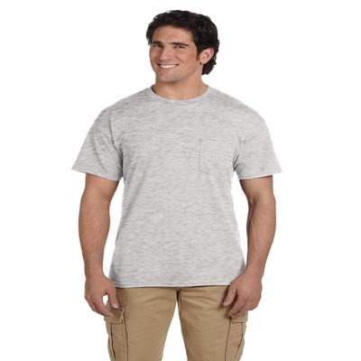 Gildan G830_AP Gd 5.6 Oz 50/50 Tee W/Pkt Ash Grey XL
