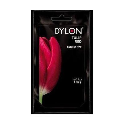 DYLON 4 Pack Hand Use Fabric Dye - Tulip Red