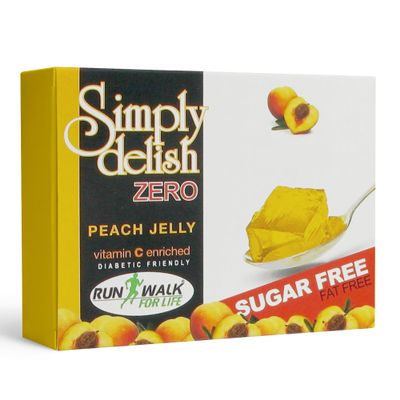 Simply Delish Sugar-Free Jelly Peach Pack of 6