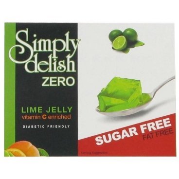 Simply Delish Sugar-Free Jelly Lime Pack of 6