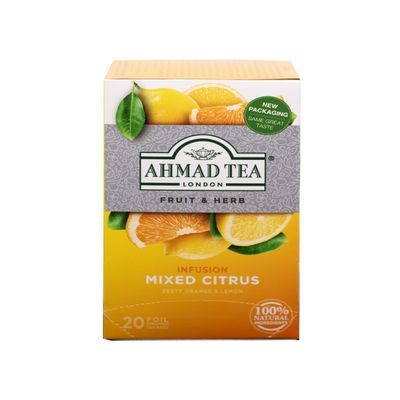 Ahmad Tea Mixed Citrus Fruit & Herbal Infusion - 20 Teabags