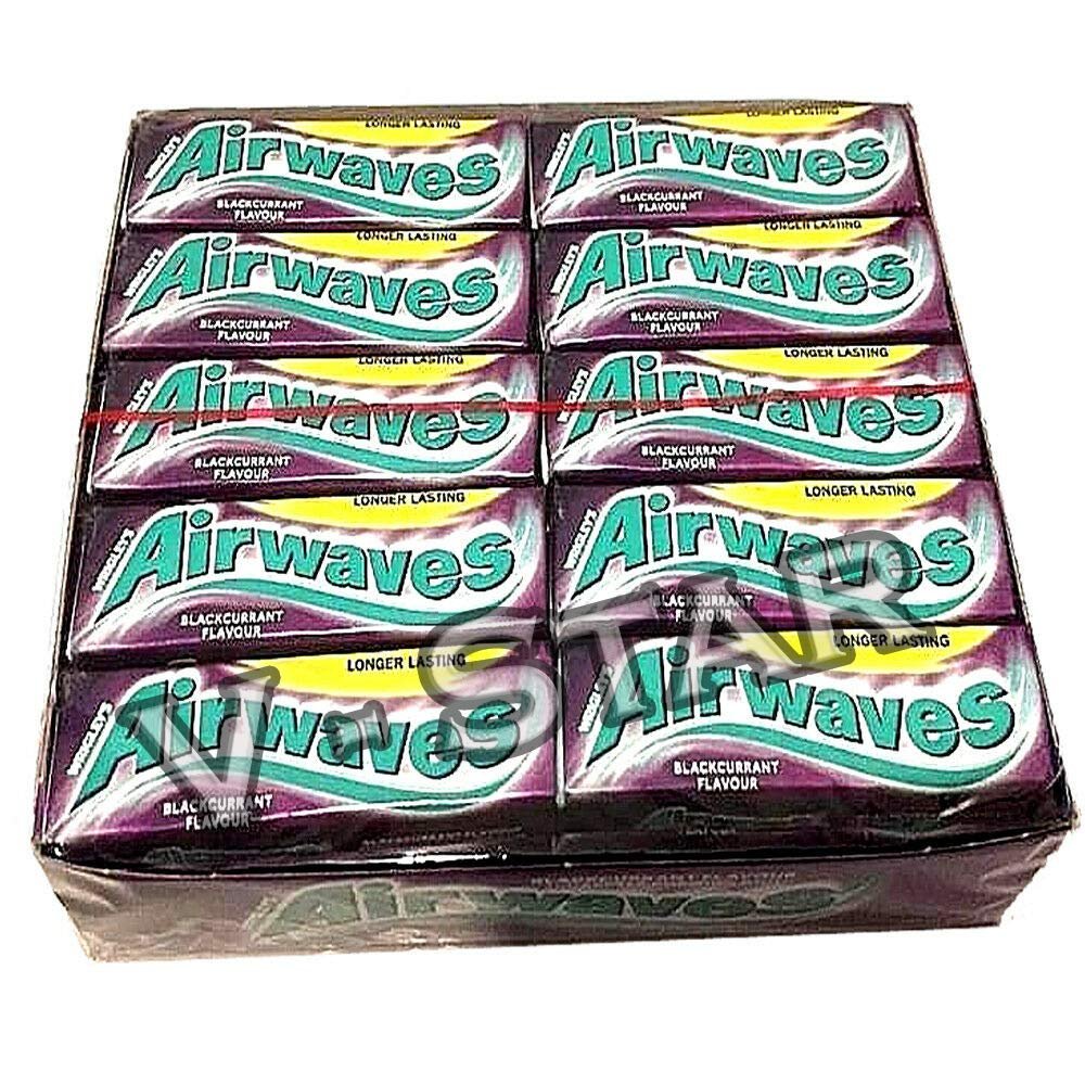 [ 1 Case ] x Airwaves Blackcurrant Gum (30 x 10 Piece)