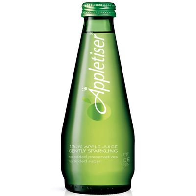 Appletiser lighter sparkling 100% Apple Juice 12x275ml Glass Bottles