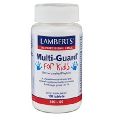 Lamberts Multiguard For Kids Chewable 100 Tablets
