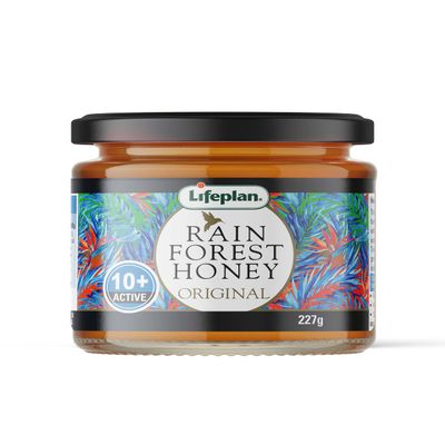 Lifeplan Active Honey Co. Pure Rainforest Honey Original 10+ 227g Jar