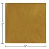Creative Converting Touch of Color 200 Count 2-Ply Paper Beverage Napkins, Glittering Gold view 3