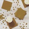 Creative Converting Touch of Color 200 Count 2-Ply Paper Beverage Napkins, Glittering Gold view 4