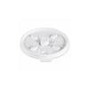DART LID,LIFT/LOCK,6-10 OZ,WH view 1