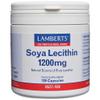 Lamberts SOYA Lecithin Capsules High Strength 1200mg Rich in Phospholipids & Choline 120 Capsules view 1