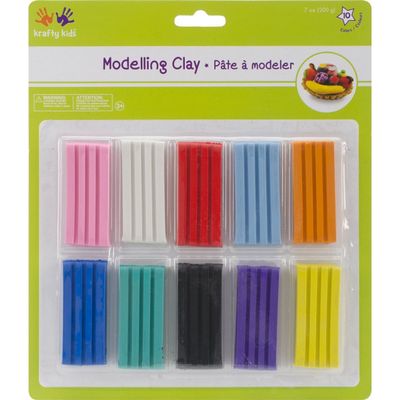 Multicraft Imports Modeling Clay 200g 10/Pkg-Assorted