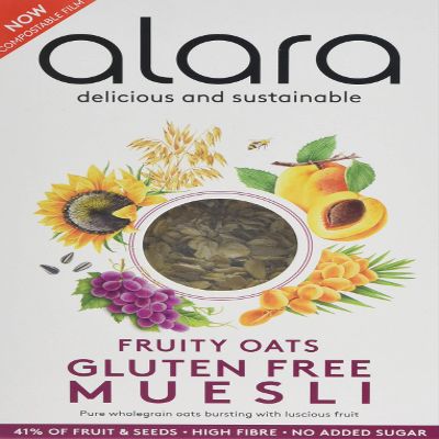 Alara Fruity Oats Gluten Free Muesli 500 g (Pack of 3)