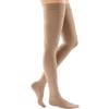 Medi Comfort Closed Toe Thigh Highs w/Silicone Dot Band - 20-30 mmHg Natural V Reg 187-V-NATURAL view 1