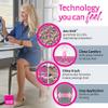 Medi Comfort Closed Toe Thigh Highs w/Silicone Dot Band - 20-30 mmHg Natural V Reg 187-V-NATURAL view 4