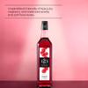 1883 Maison Routin Premium Raspberry Syrup Made with Pure Cane Sugar & Real Fruit Juice for Cocktails, Mocktails, Iced Tea and Baking, Vegan-Friendly, Natural Flavours - 1L Glass Bottle view 2