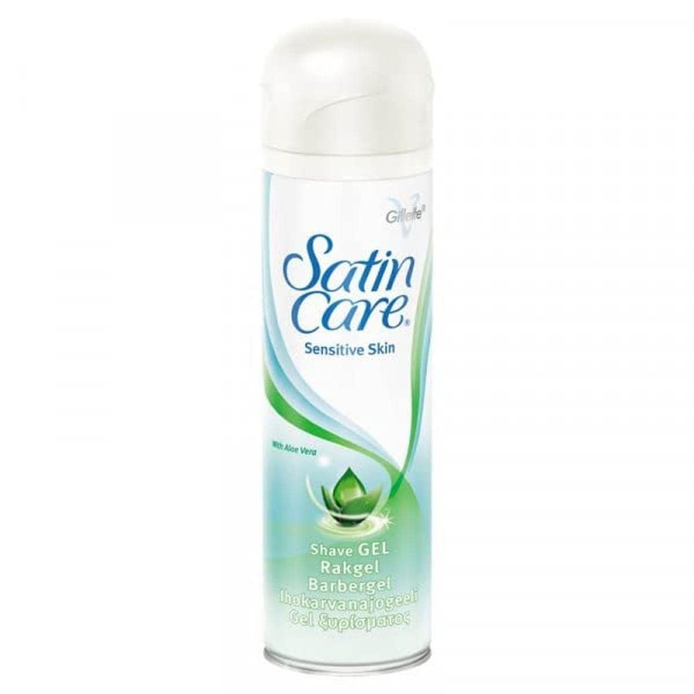 Gillette Satin Care Shaving Gel Sensitive, 200ml
