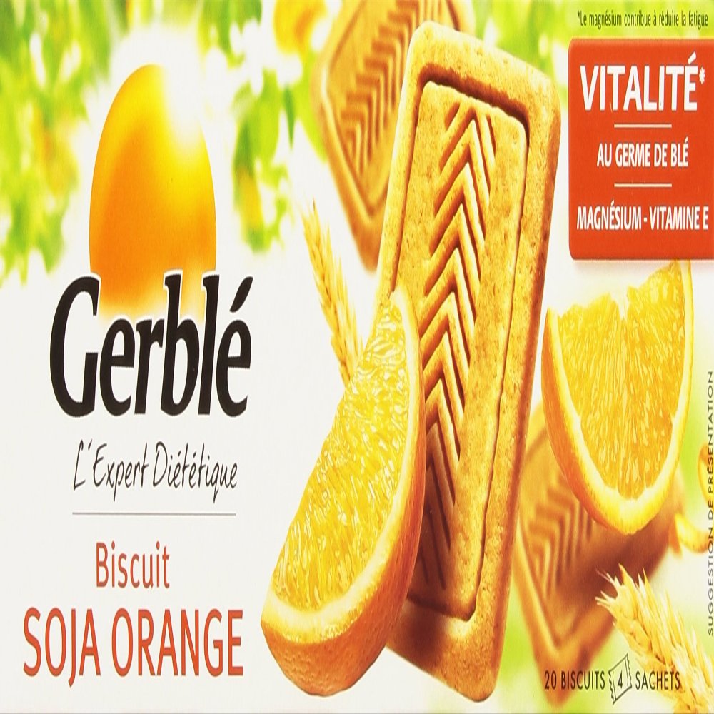 Gerbl Biscuits with SOYA & Orange 280g
