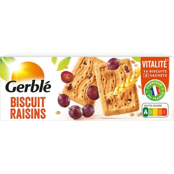 GERBLE Biscuits aux raisins - 270 g