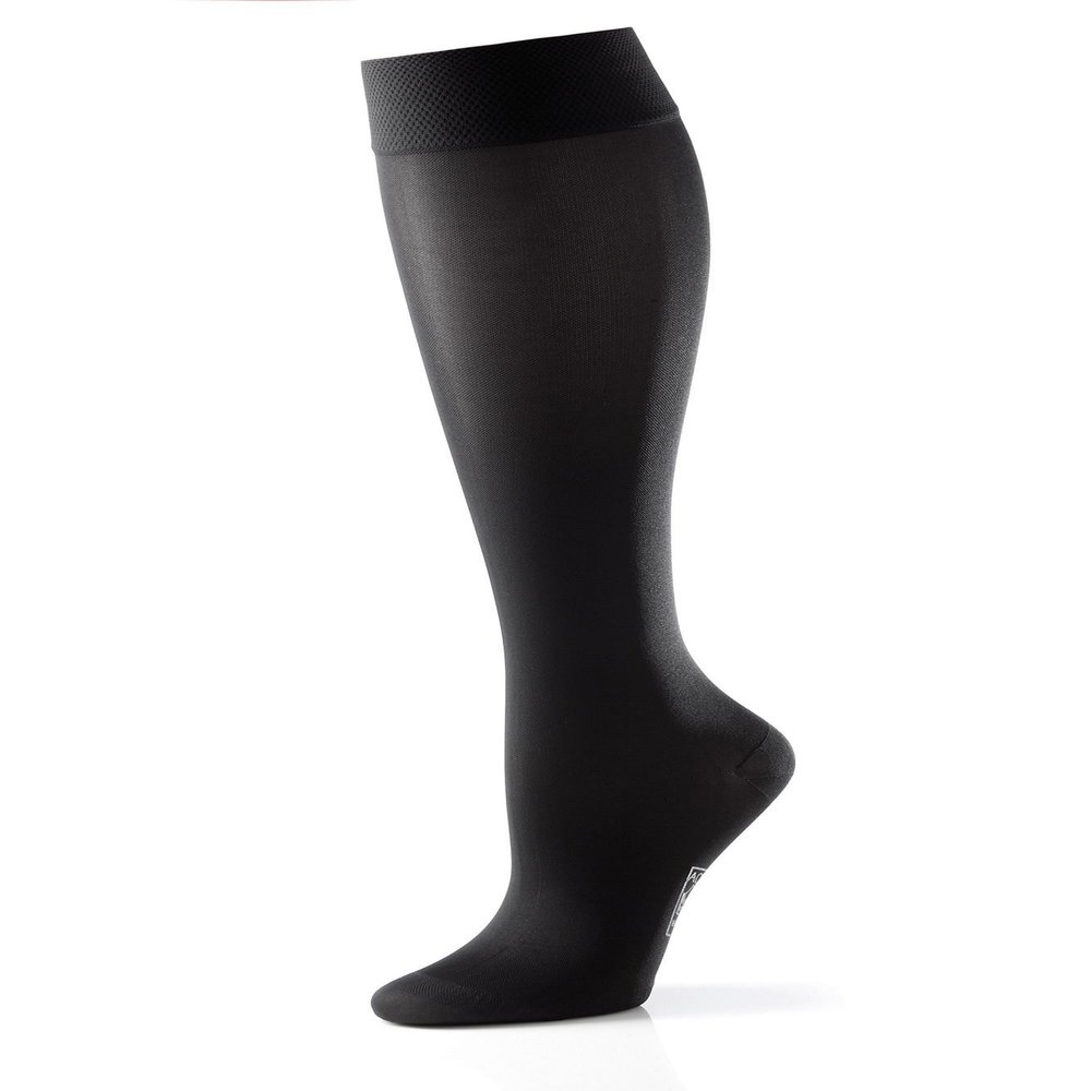 Activa Class 2 Below Knee Support Stockings 18 - 24 mmHg Black Large