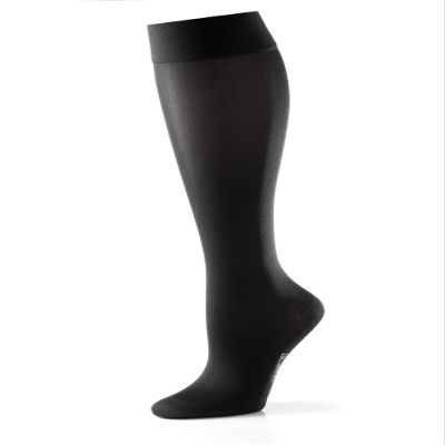 Activa Class 2 Below Knee Support Stockings 18-24 mmHg Black Small
