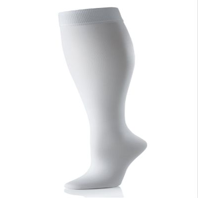 Activa Stocking Liners 3 Pack 10mmHg: White, X-Large, Closed Toe