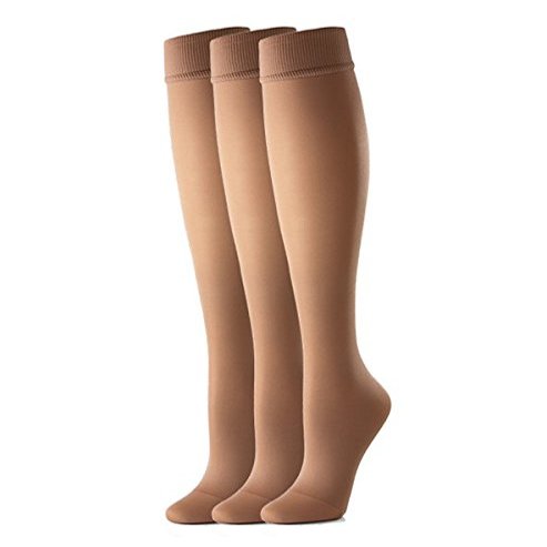 Activa Stocking Liners 3 Pack 10mmHg: Sand, Small, Open Toe
