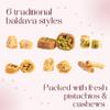 Zaitoune Cashew & Pistachio Baklava Selection Box - 500 g | Traditional Luxury Pastry | Arabic Dessert with Authentic Flavours in Beautiful Packaging | Handmade in Turkey view 3