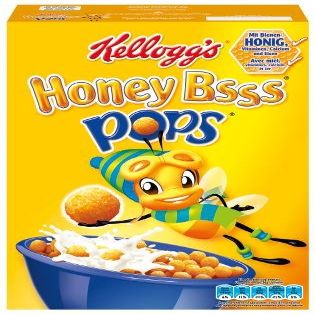 Kellogg's Honey Pops Pack of 5 x 375 g
