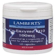 Lamberts Co-Enzyme Q10 100mg Qty 60 Capsules