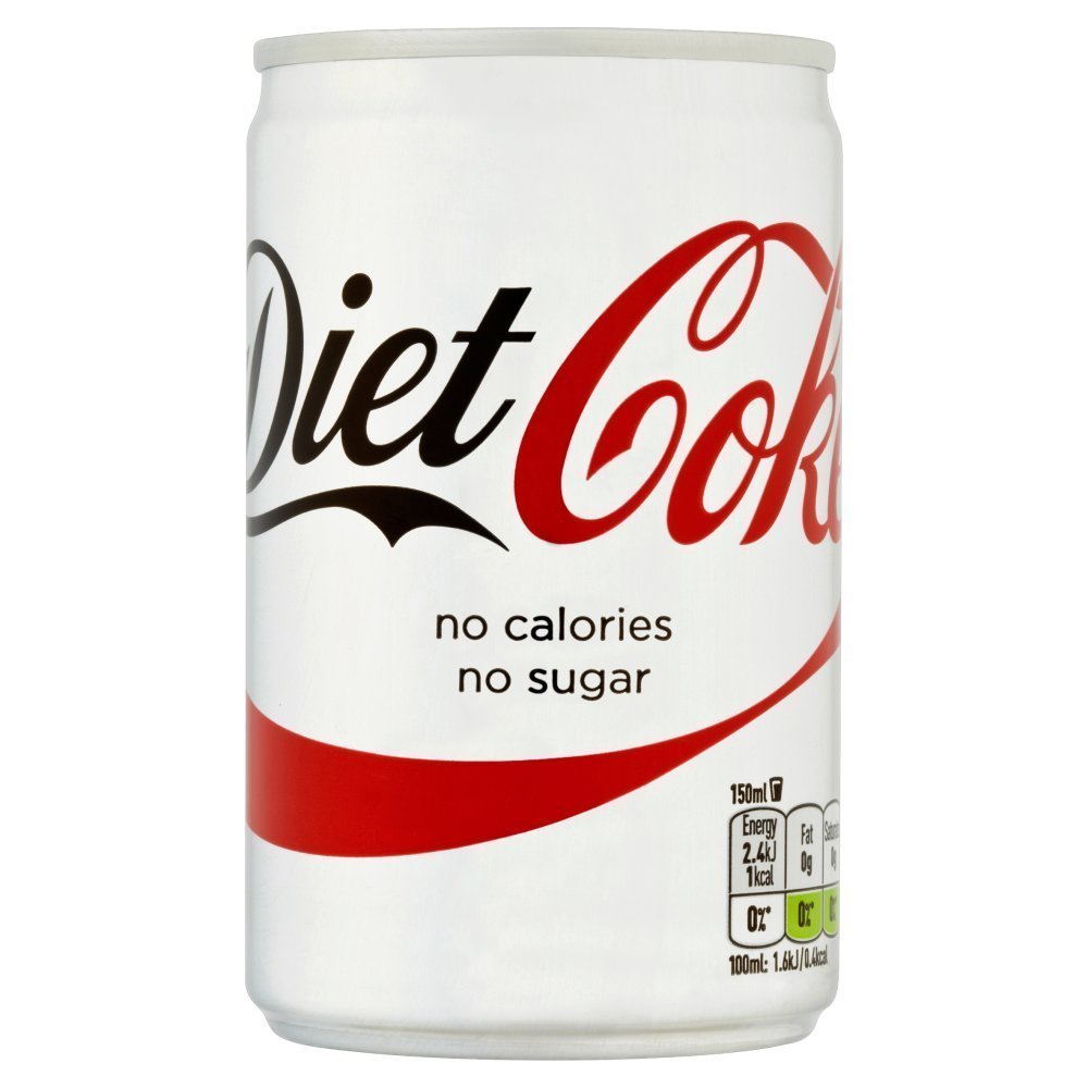 Diet Coke 150ml Mini Can - 24 Pack