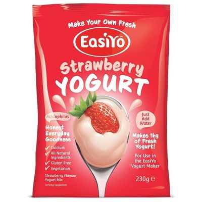 Easiyo Strawberry Flavoured Yogurt Sachet - 240g