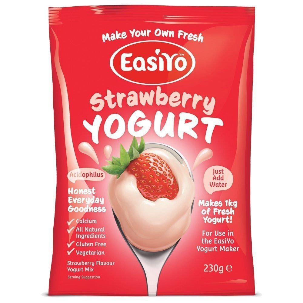 Easiyo Strawberry Flavoured Yogurt Sachet - 240g
