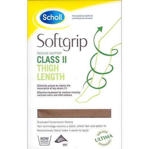 NATURAL THIGH CLOSED TOE CLASS 2 SM