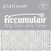 10X20X1 (9.5 X 19.5) Accumulair Platinum 1-Inch Filter (MERV 11) (6 Pack) view 1