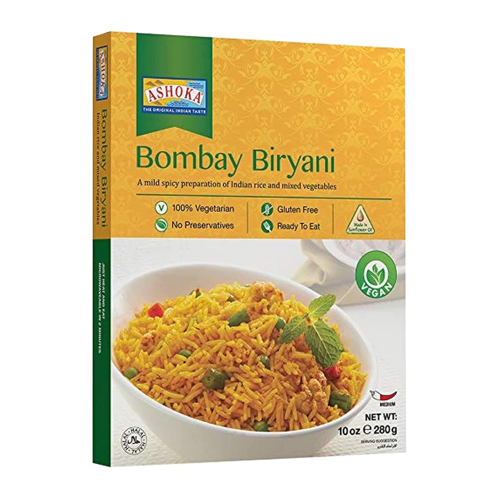 Ashoka Ready Meals Bombay Biryani 280g (Pack of 2)