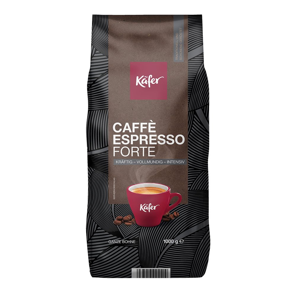 Beetle Espresso Forte, Whole Beans, 1000g Pack of 1 x 1 Kg