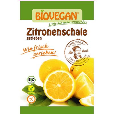 Biovegan, Zitronenschale (gerieben) , 10g