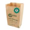 10 Litre x 50 Paper Compostable Bags Kitchen Caddy Liners - Food Waste Bin Liners - EcoSack 10L Biodegradable Bags with Composting Guide view 1
