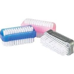 Double Sided Nail Brush - Single only Colours will Vary