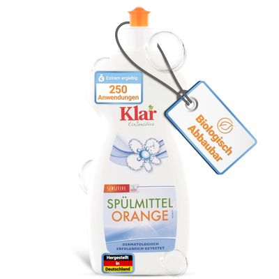 AlmaWin 949166 AlmaWin Washing-Up Liquid Orange