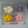 12 WILD ROSES Sugar Cake Decorations (Pipings){Cupcake Toppers} view 1