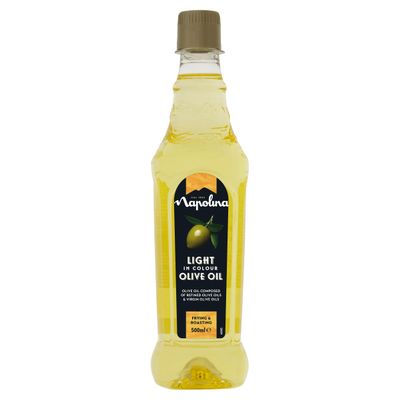 Napolina Light and Mild Olive Oil, 500 ml (Pack of 1)